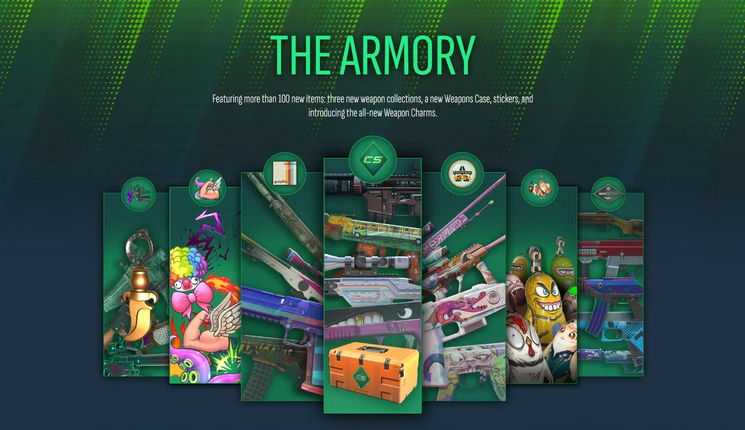 Официальная обложка обновления в CS2 от 3 октября "Арсенал"