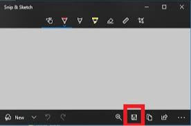 Интерфейс Snip and Scetch