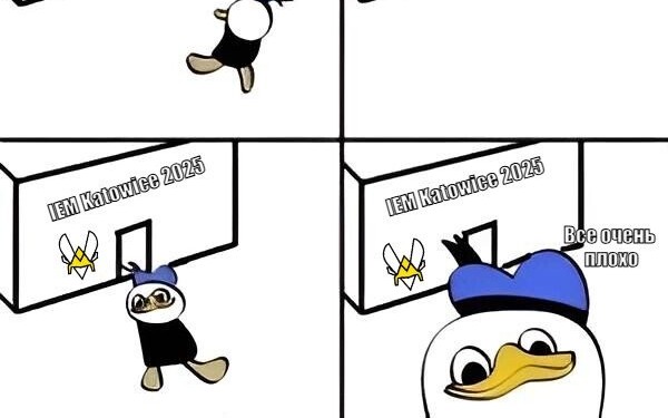 Не пов, а рил: donk после поражения в гранд-финале IEM Katowice 2025 — один в один утенок из мема десятых