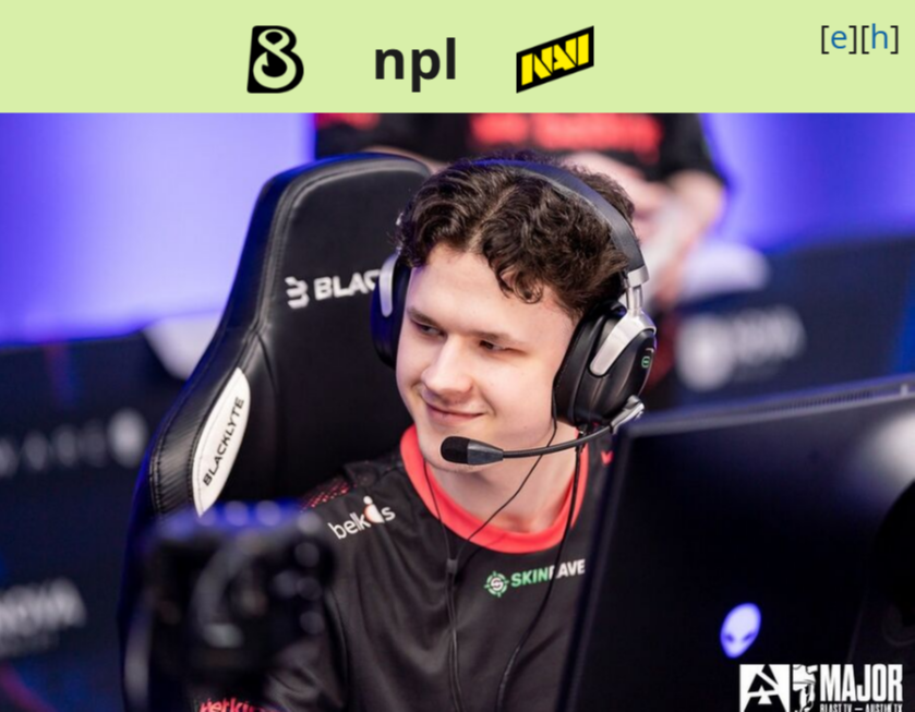 Фото из профиля&nbsp;npl на Liquipedia
