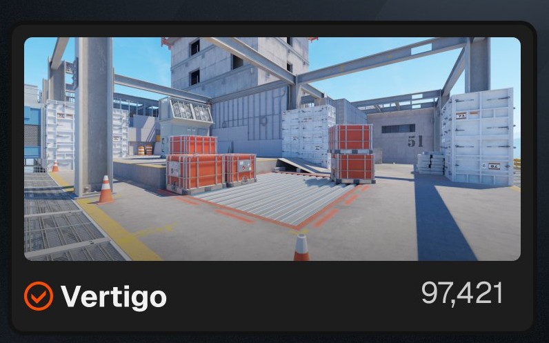 Vertigo станет восьмой картой на FACEIT  